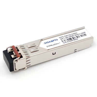 ماژول فرستنده گیرنده SFP دوبلکس 1.25G 1000BASE CWDM 1270 1610nm 120km LC SMF DOM