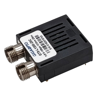 فرستنده گیرنده نوری 0 ~ 1 مگابیت در ثانیه 1x9 1310 نانومتر SMF ماژول فرستنده گیرنده 20 کیلومتر TTL LVTTL Duplex SC FC ST