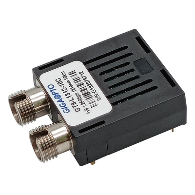 ماژول فرستنده گیرنده نوری 1.25 گیگابیت بر ثانیه تک فیبر 1x9 SMF 1310 نانومتر 10 کیلومتر دوبلکس SC FC ST LVPECL PECL