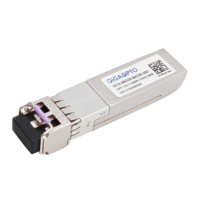 2 فیبر 2.488 گیگابیت بر ثانیه CSFP BIDI SM فرستنده گیرنده 20 کیلومتر TX1490 RX1310 LC DOM