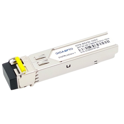 3Gb/S تک حالته BiDi SFP Module TX1550nm RX1310nm 10km الگوهای پاتولوژیک ویدئو ماژول فرستنده گیرنده DDM MSA