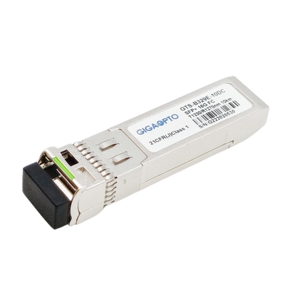 ماژول کانال فیبر OEM 16G SFP+ BiDi TX1330 RX1270nm ماژول گیرنده نوری LC 10km