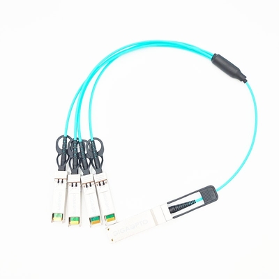 Breakout Cisco QSFP-4X10G-AOC سازگار QSFP+ تا 4x10G SFP+