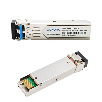 100 گیگاهرتز C17-C61 1000BASE-DWDM SFP 40 کیلومتر SMF برای Cisco DWDM-SFP-xxxx-40