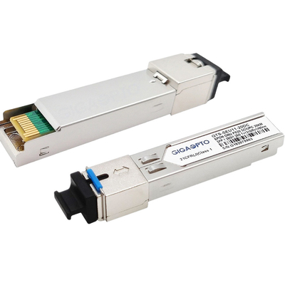 فرستنده گیرنده 1000BASE-PX20 ماژول SC 20km EPON ONU SFP برای FTTX