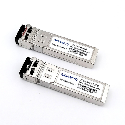 LC Connector Fiber Channel SFP با 100000 ساعت MTBF و وزن 25g