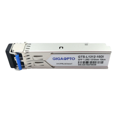 ماژول فرستنده گیرنده صنعتی DOM LC 1.25G SFP 550m MMF/10km SMF 1310nm 1000BASE-LX/LH