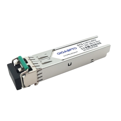 1000BASE-ZX 1.25G SFP 1550nm 80km Industrial Duplex LC SMF DOM Transceiver Module