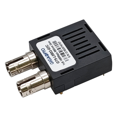 فرستنده و گیرنده نوری 155 مگابیت بر ثانیه 1x9 2 کیلومتر MMF Duplex SC FC ST 850 نانومتر فرستنده گیرنده LVPECL PECL