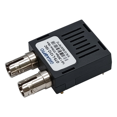 ماژول فرستنده گیرنده نوری 1.25 گیگابیت بر ثانیه تک فیبر 1x9 SMF 1310 نانومتر 10 کیلومتر دوبلکس SC FC ST LVPECL PECL