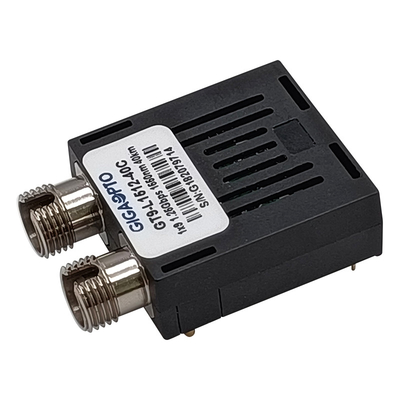 1x9 تک فیبر LVPECL PECL ماژول SMF 1.25Gbps 1550nm 40km Duplex SC FC ST