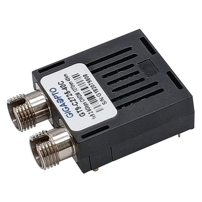 فرستنده گیرنده دوبلکس SC ST FC 1x9 2.5 گیگابیت بر ثانیه CWDM 1270 نانومتر 1610 نانومتر ماژول فرستنده گیرنده SMF 40 کیلومتر