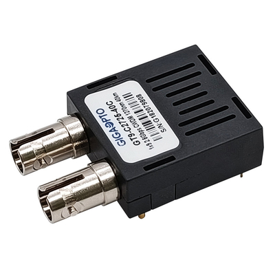 فرستنده گیرنده دوبلکس SC ST FC 1x9 2.5 گیگابیت بر ثانیه CWDM 1270 نانومتر 1610 نانومتر ماژول فرستنده گیرنده SMF 40 کیلومتر