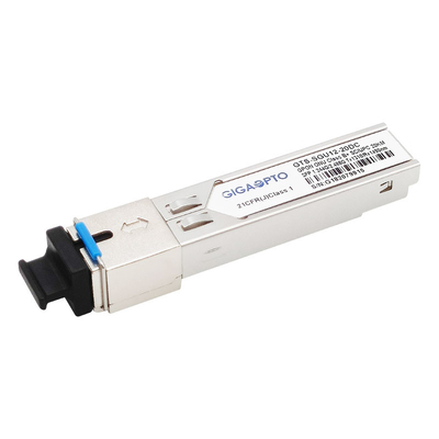 گیرنده ONU ONT کلاس B+ GPON SFP TX1.244G/RX2.488G 1310nm TX 1490nm RX SC UPC 20km DDM