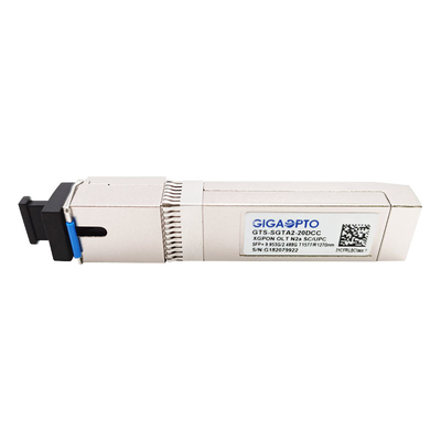 ماژول فرستنده گیرنده XGPON OLT N2a SFP+ 1577 نانومتر Tx 1270 نانومتر Rx SC UPC 20 کیلومتر SMF DDM