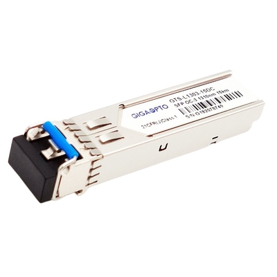 ماژول فرستنده گیرنده LC SMF DOM با سرعت 155 مگابیت در ثانیه SFP OC-3/STM-1 IR-1 15km 1310nm