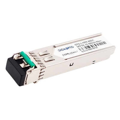 ماژول فرستنده گیرنده LC SMF DOM SFP OC-12/STM-4 622Mbps SONET/SDH 1550nm 80km