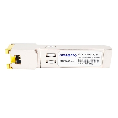 ماژول گیرنده نوری RJ-45 SFP 10/100/1000BASE-T 100m SGMII Cat 6/6a