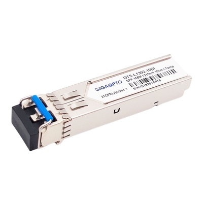 فرستنده و گیرنده نوری 155 مگابیت در ثانیه 1310 نانومتر 100 BASE LX SFP صنعتی SMF Duplex LC DOM
