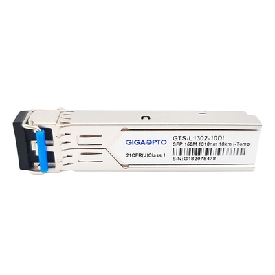 فرستنده و گیرنده نوری 155 مگابیت در ثانیه 1310 نانومتر 100 BASE LX SFP صنعتی SMF Duplex LC DOM