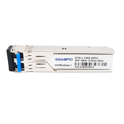 گیرنده نوری 100BASE LX 155Mbps SFP 20km SMF Duplex LC DOM Tx 1310nm Rx 1550nm