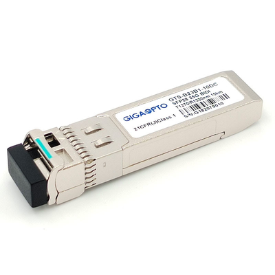 ماژول گیرنده نوری دو طرفه SFP28 10 کیلومتر LC DOM 1270nm-TX/1330nm-RX
