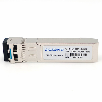 ماژول نوری 25GBASE ER SFP28 1310n 40km نوری EML APD SMF LC DOM