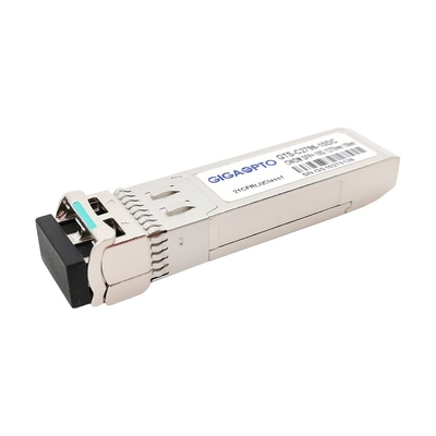 ماژول فرستنده و گیرنده نوری 10 گیگابیت بر ثانیه SFP+ CWDM LR 1270 1610 نانومتری SMF 10 کیلومتر LC DOM