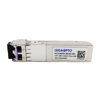 2 فرستنده گیرنده فیبر 100BASE BIDI CSFP TX1490nm RX1310nm LC 20km DOM
