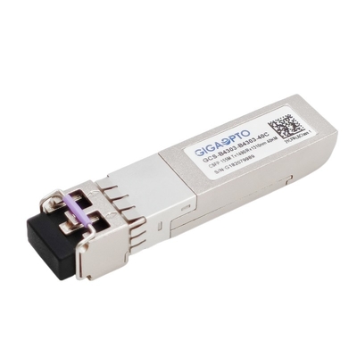 2 x 155 مگابیت بر ثانیه 1310 نانومتر 1490 نانومتر فشرده SFP BIDI گیرنده LC 40 کیلومتر DOM