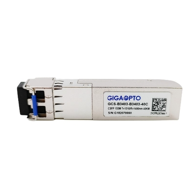 دو کاناله 155 مگابیت بر ثانیه فشرده SFP BIDI گیرنده TX1310nm RX1490nm LC 40km DOM