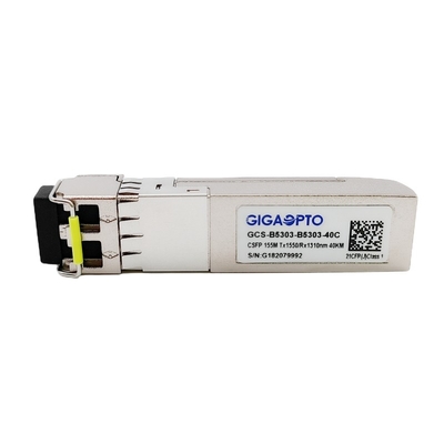 100BASE BX CSFP Dual BIDI 40km TX1550nm RX1310nm فرستنده و گیرنده SM LC DOM