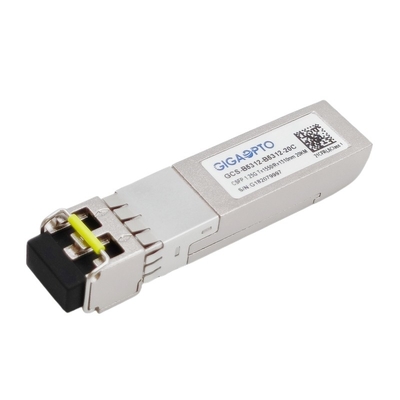 گیرنده دوگانه 1.25G BIDI CSFP LX TX1550nm RX1310nm SMF 20km ماژول تک فیبر Sfp