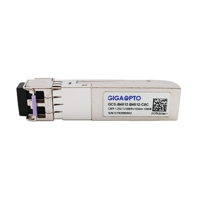 فرستنده گیرنده 1000BASE CSFP Dual BIDI 120km TX1490 RX1550 SM LC DOM