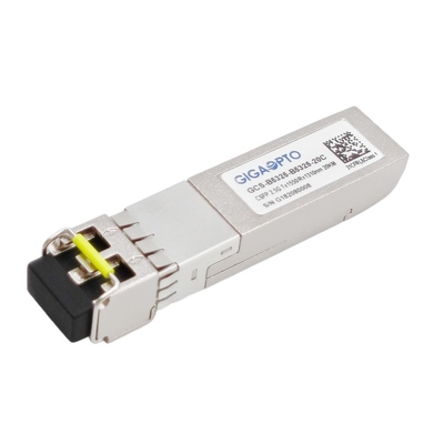 فرستنده گیرنده 2.5 گیگابیت بر ثانیه فشرده SFP دوگانه BIDI Tx 1310nm Rx 1550nm LC 20km DOM