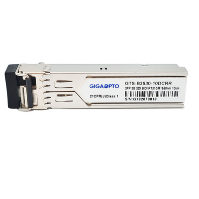 گیرنده‌های دوطرفه 3G-SDI SFP 1310 نانومتر/1550 نانومتر 10 کیلومتر ماژول الگوهای آسیب‌شناسی ویدیویی غیر MSA