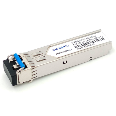 فرستنده نوری فرستنده 3 گیگابیت بر ثانیه پینوت غیر MSA فرستنده نوری SFP 1310 نانومتری 40 کیلومتر برای SD HD/3G SDI