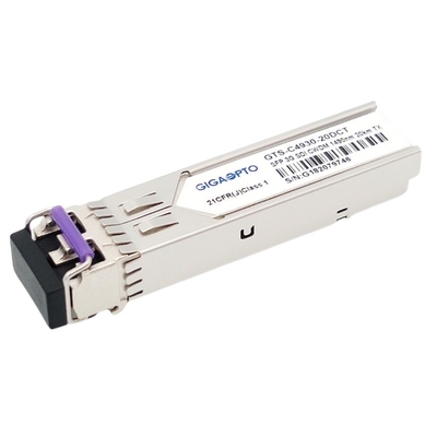 فرستنده 3 گیگابیت بر ثانیه DVI ویدئو SFP CWDM فرستنده تک فرستنده MSA 1270nm-1610nm 20km SMF LC DDM