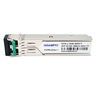 فرستنده ویدئویی MSA 3Gbps SFP 1550nm 40km برای SD HD 3G SDI