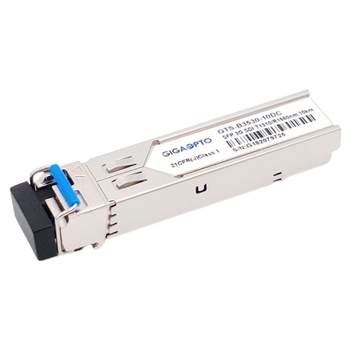 ماژول فرستنده گیرنده 10 کیلومتری MSA ویدئوی دیجیتال SFP BiDi 1310nm TX 1550nm برای SD/HD/3G-SDI