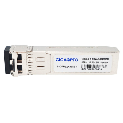 گیرنده غیر MSA 12G SDI SFP ویدیو 1310 نانومتری LC 10 کیلومتر برای 12G 6G 3G HD SD-SD