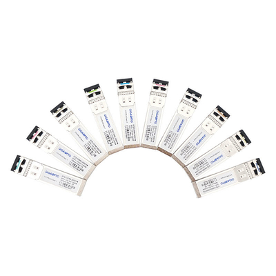فرستنده 12 گیگابیت بر ثانیه CWDM 1270 1450 نانومتر فرستنده تصویری SFP تک فرستنده تشخیصی دیجیتال نوری 20 کیلومتر LC