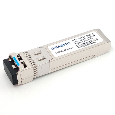 فرستنده 12G SDI CWDM SFP+ Tx 1270~1450nm فرستنده DFB 20KM LC DOM MSA Pinout