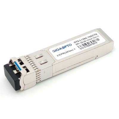 12 گیگابیت بر ثانیه 10 کیلومتر 1310 نانومتر فرستنده تک فرستنده ویدئو ماژول گیرنده SFP غیر MSA Pinout LC SMF DOM