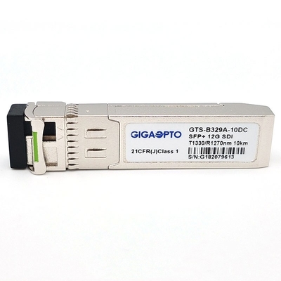 فرستنده و گیرنده تصویری 12G UHD SDI SFP گیرنده نوری BiDi 13T 12R SMPTE