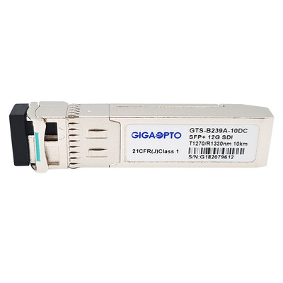فرستنده گیرنده تصویری 12G UHD SDI SFP سازنده فرستنده گیرنده نوری BiDi 12T 13R SMPTE