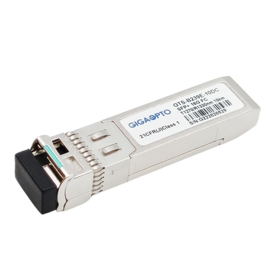 ماژول کانال فیبر BiDi TX1270 RX1330nm ماژول گیرنده نوری LC 16G SFP+ 10km