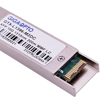 ماژول فرستنده و گیرنده نوری 10G XFP LRM FP 1310 نانومتری MMF 220 متر بیش از OM3 MMF DOM
