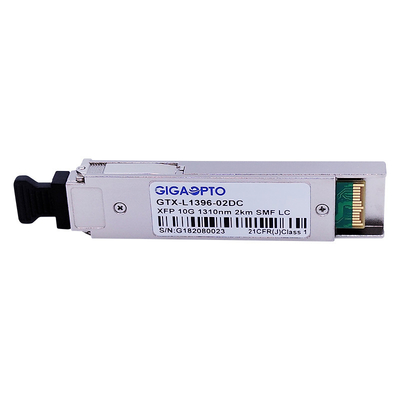 فرستنده گیرنده LC Duplex XFP 10GBASE-LR Lite 1310nm SMF 2km DOM
