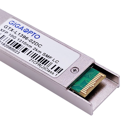 فرستنده گیرنده LC Duplex XFP 10GBASE-LR Lite 1310nm SMF 2km DOM